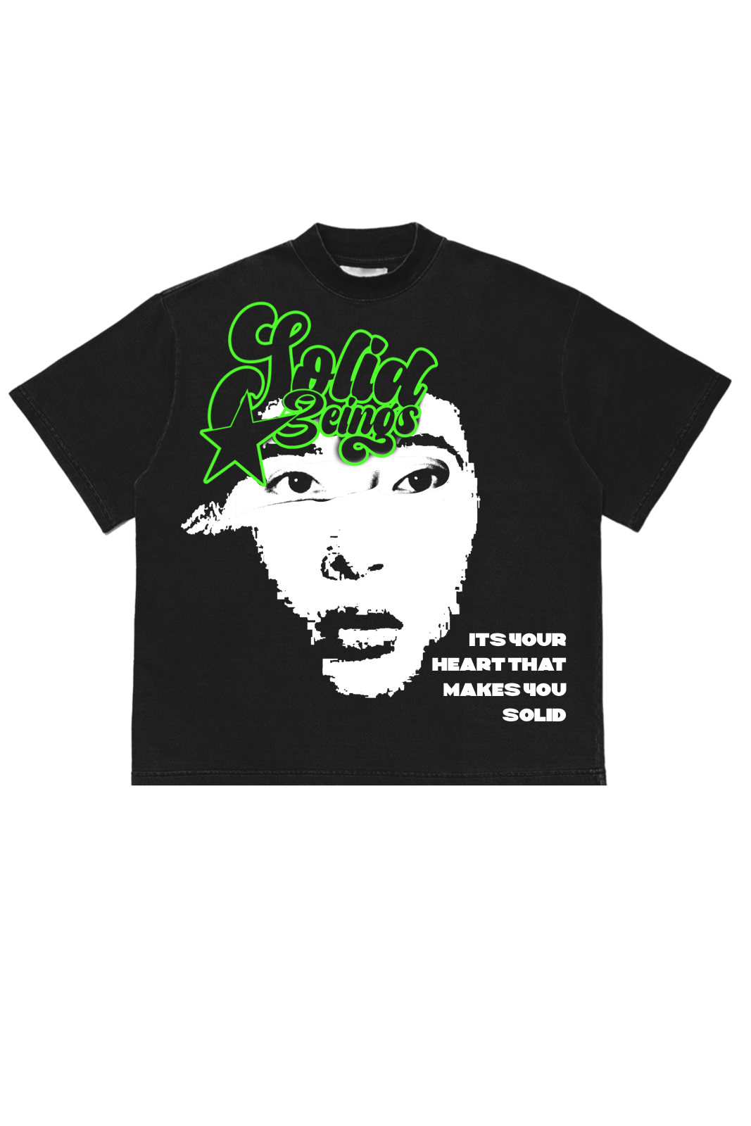 Solid3eings Solid Heart (Black) - Solid3eings
